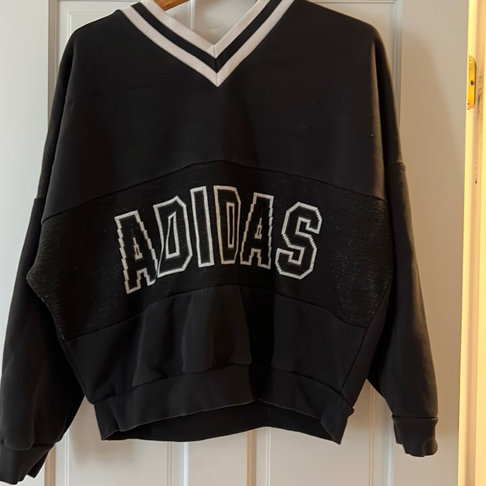Adidas black women’s sweatshirt